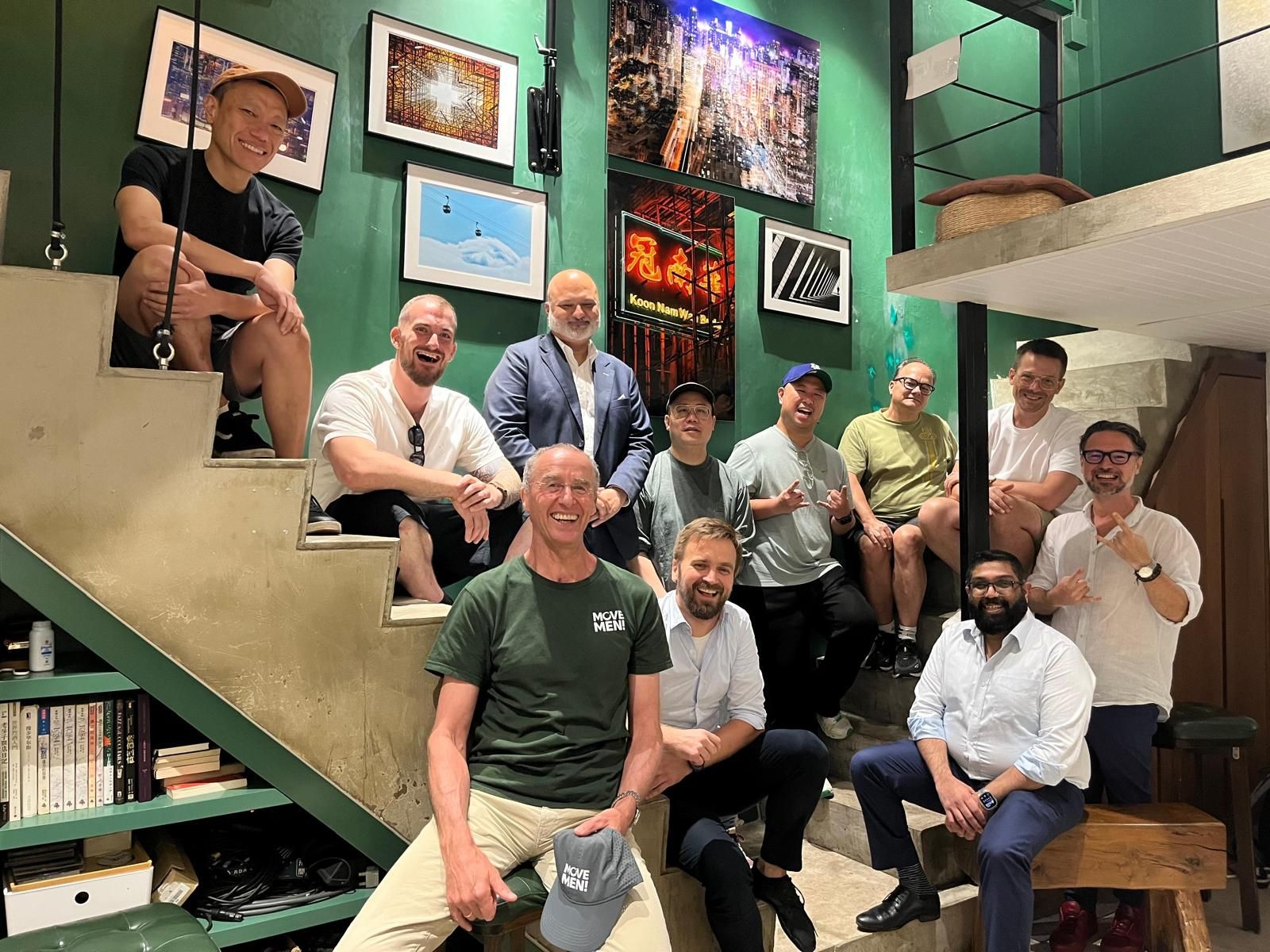 MoveMEN! peer group gathered in Hong Kong